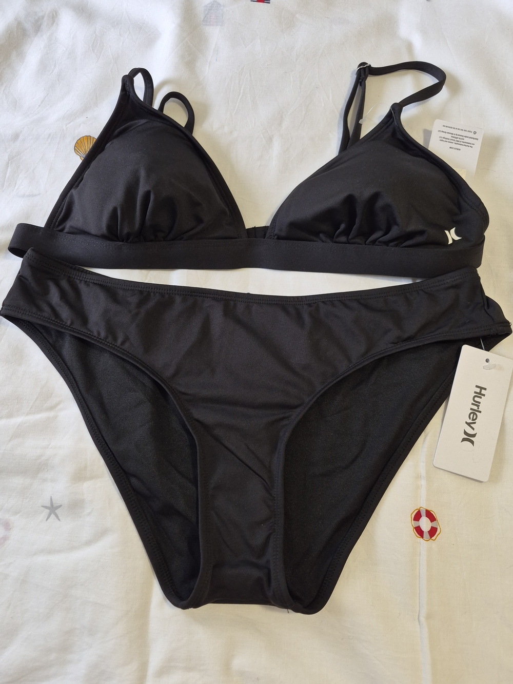 Hurley Women's Black  Bikini Two-Piece